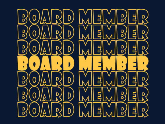 Board Member SVG Cut File: Graphics for Print Templates