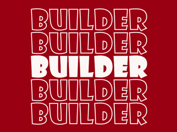 Builder SVG Cut File: Graphics for Print Templates