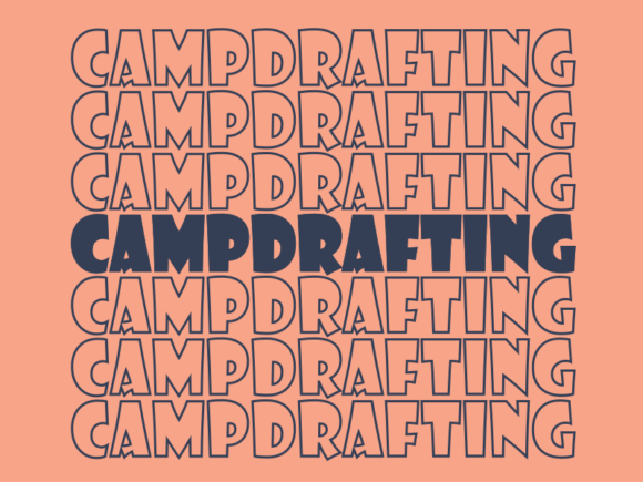 Campdrafting SVG Cut File: Graphics & Print Templates