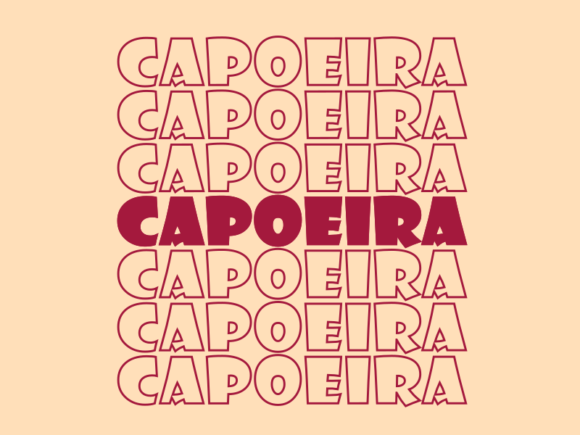 Capoeira SVG Cut File: Graphics for Print Templates