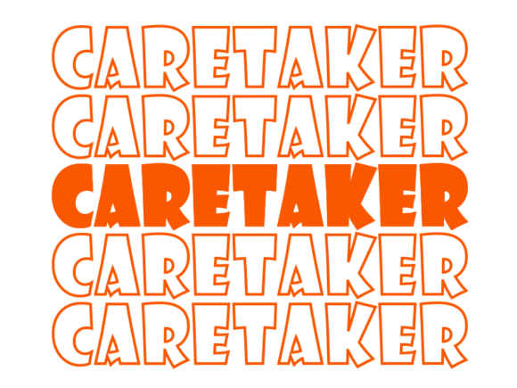Caretaker SVG Cut File: Graphics & Print Templates