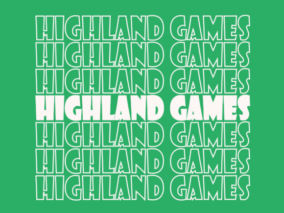 Highland Games SVG Cut File