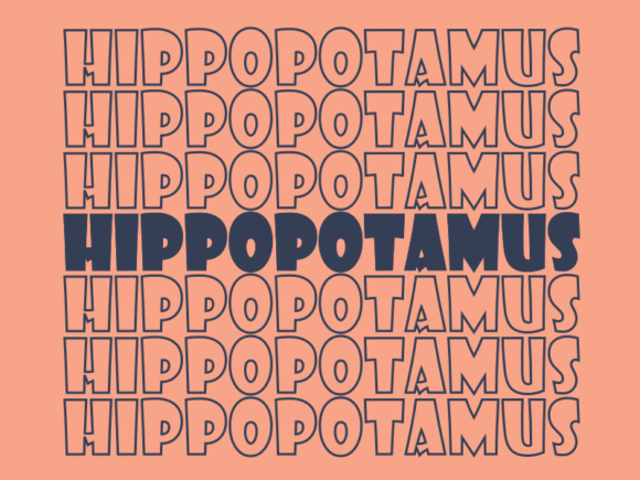 Hippopotamus SVG Cut File Review