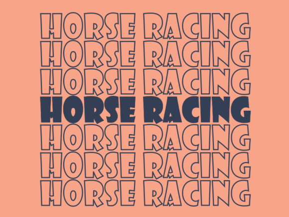Horse Racing SVG Cut File: Graphics for Print Templates
