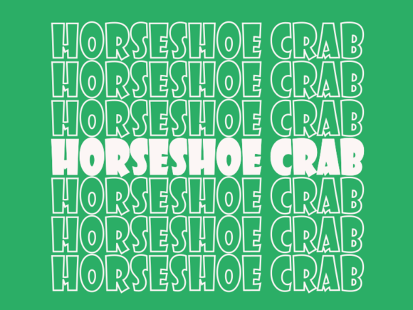 Horseshoe Crab SVG Cut File: Graphics for Print Templates