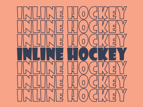 Inline Hockey SVG Cut File