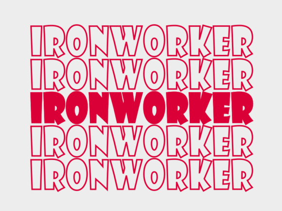 Ironworker SVG Cut File: Graphics for Print Templates