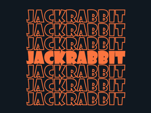 Jackrabbit SVG Cut File: Graphics for Print Templates