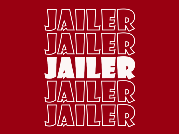 Jailer SVG Cut File: Graphics for Print Templates