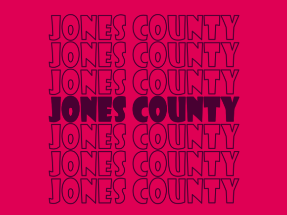 Jones County SVG Cut File: Graphics for Print Templates