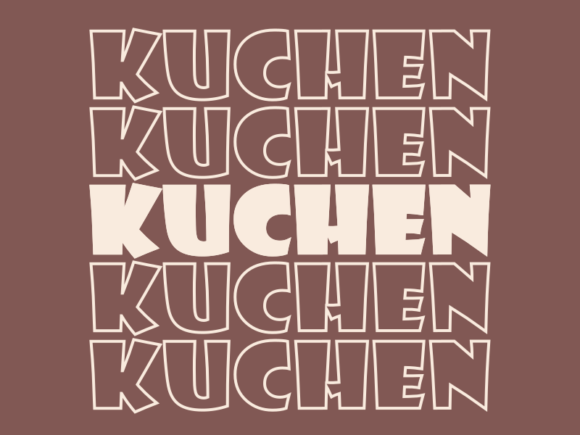 Kuchen SVG Cut File: Graphics & Print Templates