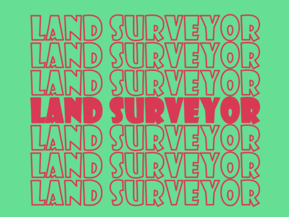 Land Surveyor SVG Cut File: Graphics for Print Templates