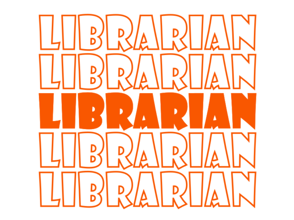Librarian SVG Cut File: Graphics for Print Templates