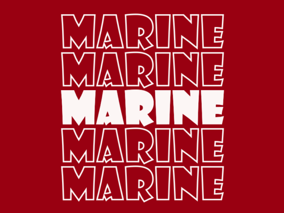 Marine SVG Cut File: Graphics for Print Templates