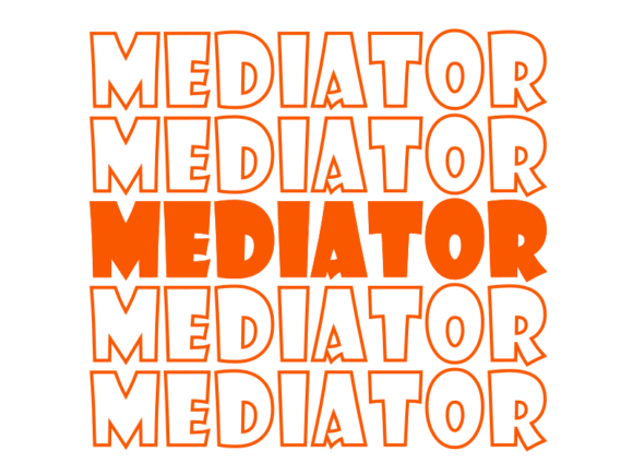Mediator SVG Cut File: Graphics for Print Templates