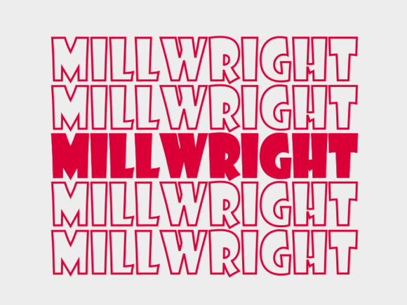 Millwright SVG Cut File: Graphics for Print Templates