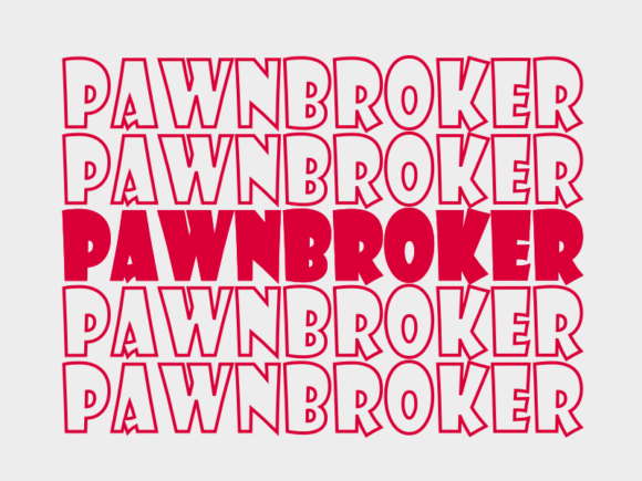 Pawnbroker SVG Cut File: Graphics for Print Templates