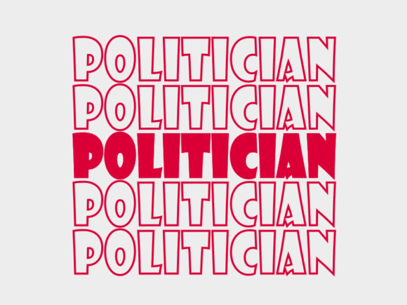 Politician SVG Cut File: Graphics for Print Templates