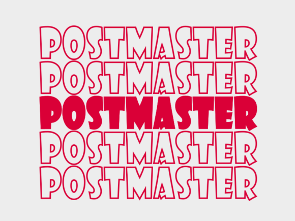 Postmaster SVG Cut File: Graphics for Print Templates