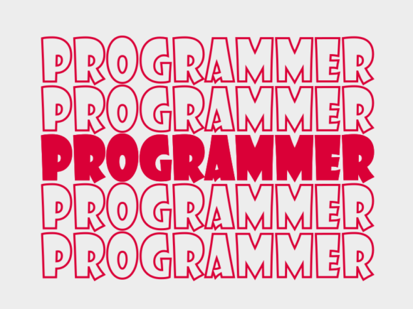 Programmer SVG Cut File: Graphics for Print Templates