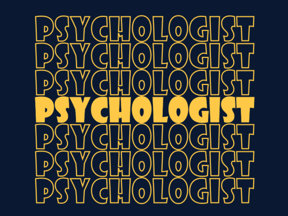 Psychologist SVG Cut File: Graphics for Print Templates