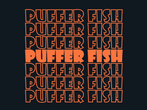 Puffer Fish SVG Cut File: Graphics for Print Templates