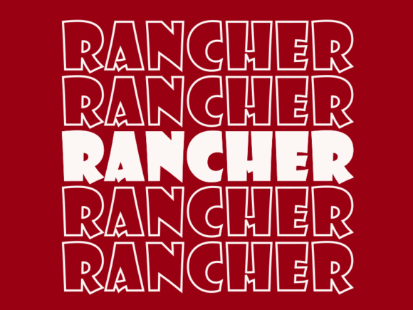 Rancher SVG Cut File: Graphics for Print Templates